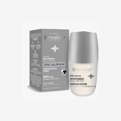 Beesline 24 Hrs Roll on Deo Whitening Zero Aluminium No Trace 70ml 1+1 {OFFER}